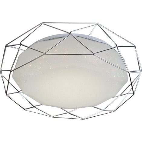 Plafoniera LED Candellux Sven 43cm 24W 3000K cromo (1/2)