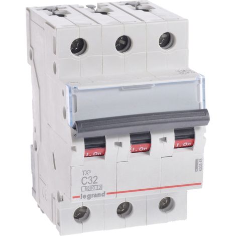 Legrand Modèle de disjoncteur professionnel 32A gris