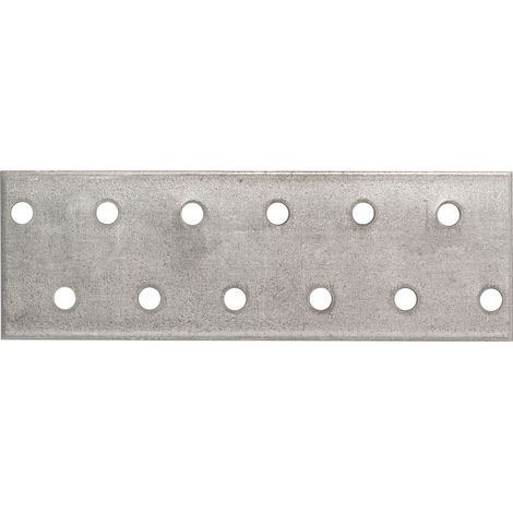 Platine d'assemblage galvanisée 40 x 120 mm
