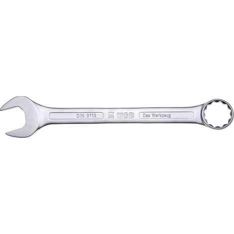 WGB Ringmaulschlüssel 10mm gekröpft, Maulringschlüssel geprüft nach DIN3113A, Chrom-Vanadium Stahl