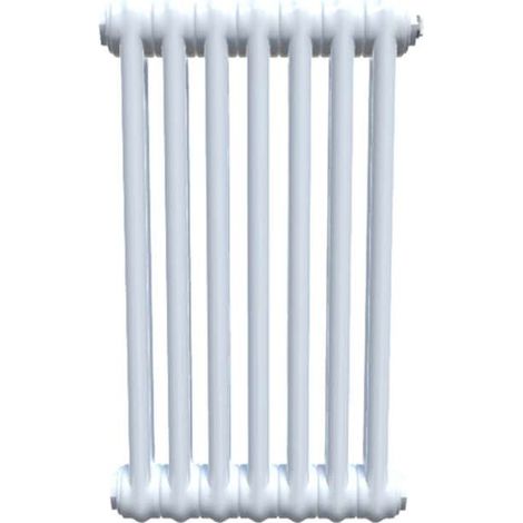 Bircham - White 2 Column Radiator H600mm x W341mm