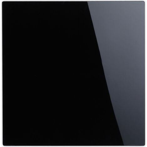 Lavagna magnetica moderna design elegante 40 x 40 cm per ufficio cucina soggiorno in vetro nero 130005376