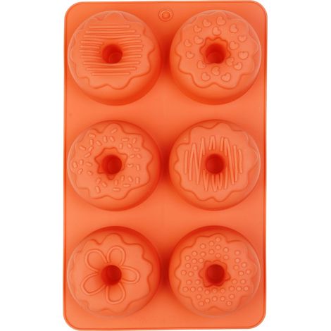 Form MagicHome, zum Backen, für Donuts, Silikon, 27x16x3 cm (1/4)