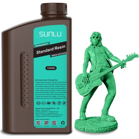 SUNLU Standard 3D Resin SUNLU Standard 3D Resin 1000g Green