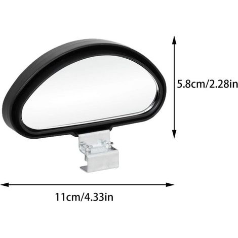 2 Pcs Retroviseur Conduite Accompagnée-Mirror Universel Angle Mort-Rétroviseur auxiliaire-pour Tous Les Voitures (1/4)