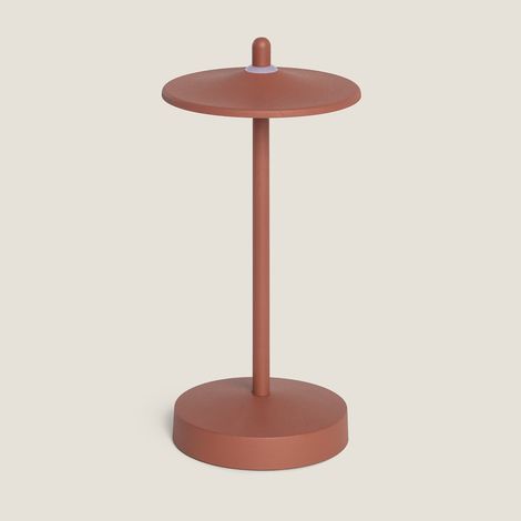 Lampada da Tavolo LED Portatile per Esterni con Batteria USB Ricaricabile Milevani Terracotta