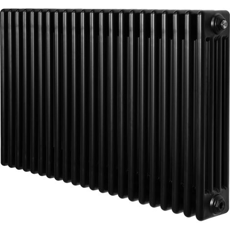 Traditional 4 Column Radiator - 600 x 1010mm - Black