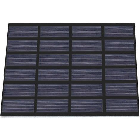 6V 1,5W polykristallines PET-laminiertes Solarpanel, DIY-Batterieladegerät für den Außenbereich (1/5)