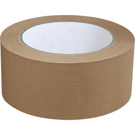 Ruban d'emballage en papier autocollant, brun, 5 cm x 50 m