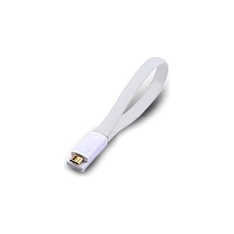 Atlantis Land 0.2m USB 2.0 A - Micro USB 2.0 B M/M cavo USB 0,2 m USB A Micro-USB B Bianco (1/2)