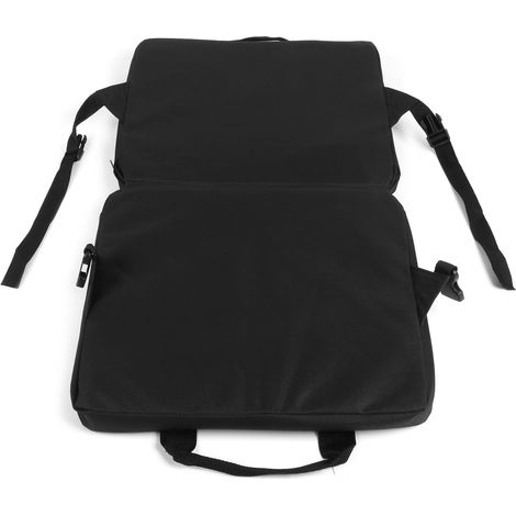 Klappbarer Picknickstuhl, Strandstuhlmatte – schwarz