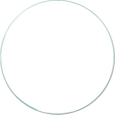 Verre de hublot minéral transparent 260 x 260 x 3,4 mm (1/5)