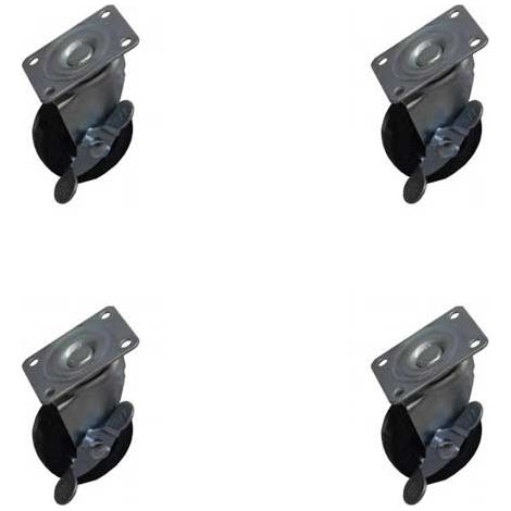 PROLOISIRS lot de 4 roues pour pieds 50 kg, 70 kg et 90 kg