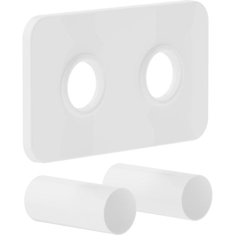 Mexen S ensemble de masquage double pour radiateur, blanc - W910-000-20 (1/3)