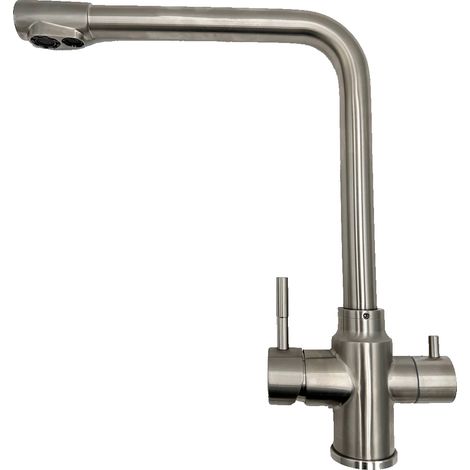 Robinet de cuisine 3 voies Desineo – Eau filtrée, design pratique et élégant pour une cuisine moderne et fonctionnelle. (1/5)