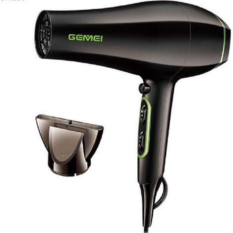 MaxTech - Asciugacapelli Professionale Motore Cc 2200w Salone Ugello Concentratore Gm-130 - (1/5)