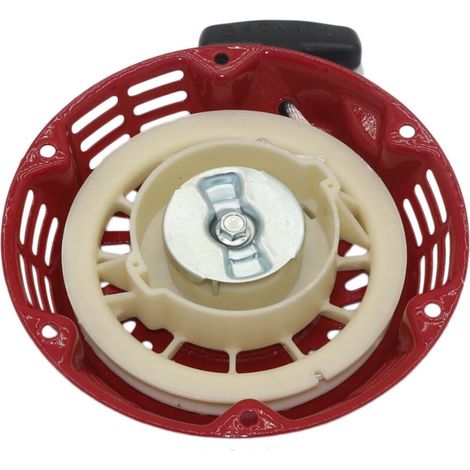 Démarreur À Tirette À Recul - Pour Moteurs GX160 GX200 GX168 - Diamètre Trou Montage 160 mm - Compatible Tondeuse À Gazon - 1 Pièce (1/4)