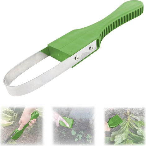 Desherbeur Manuel, Grattoir à Désherbage Manuel, Arrache Mauvaise Herbes Jardinage, Désherbage en Acier Inoxydable avec Poignée en Plastique, Arrache Mauvaise Herbe pour Désherber, Desserrer (1/5)