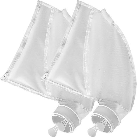 Sacs pour Nettoyeur de Piscine en Nylon, Remplacement de Sac Zipper pour Polaris 280 & 480 Sac de Filtration Universel pour Sac de Nettoyage 280 Sacs de Rechange Polaris- (1/2)