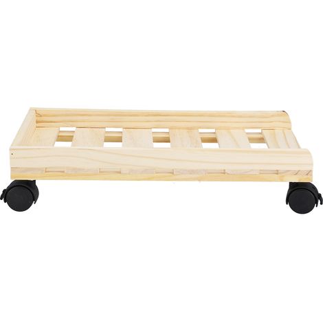 Support pour unité centrale d'ordinateur portable en bois, avec une excellente dissipation de la chaleur, pour le bureau et la maison. (1/5)