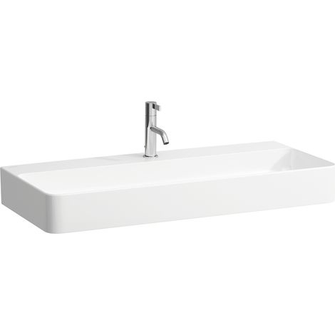 LAUFEN VAL Lavabo sobre encimera, 1 agujero para grifo, sin
