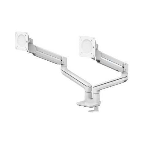 Bras support écran double avec glissières Tallo Top Mount Fellowes - blanc (1/5)