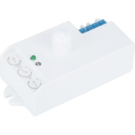 Intelligenter 5,8-GHz-Körperinduktionsschalter mit Mikrowellen-Radar-Lichtsensor, DC 12–24 V (1/5)