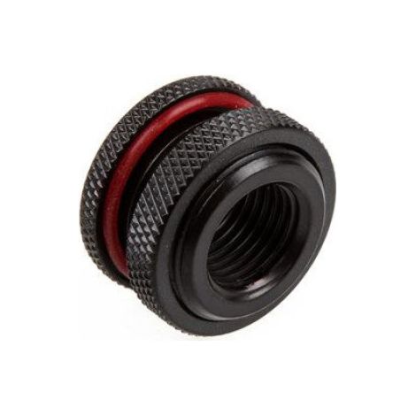 Ouverture de remplissage d'eau Bitspower G1-4'' - noir carbone (1/3)