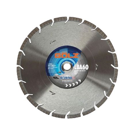 DISQUE MIXTE Ø350 AL 20,0 GOLZ POUR SCIE A SOL ET DECOUPEUSE LBA60350