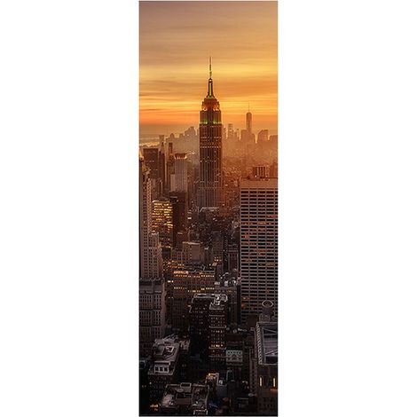 Poster Thème ville tour - 90 x 270 cm (1/3)