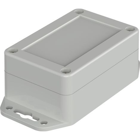Bopla Euromas X, XT 090604 WL 7035 07809064 Flansch-Gehäuse 90 x 60 x 39.9 ABS Lichtgrau (RAL 7035 (1/2)