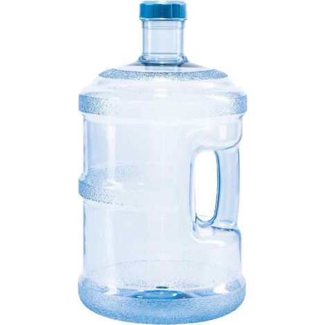 Bouteille distributeur d'eau épaisse, carafe d'eau minérale réutilisable, 5 L, bleue (1/5)