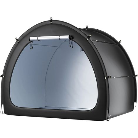 Tienda de campaña para guardar bicicletas, impermeable, ligera y portátil, con apertura lateral. (1/2)