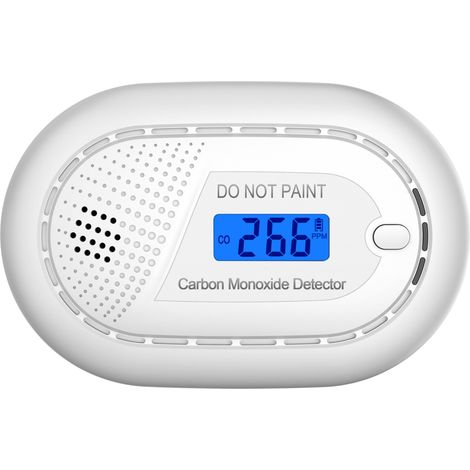 Détecteur de monoxyde de carbone Aroha Safety Pro - Batterie 10 ans - Alarme de CO portable, capteur de CO