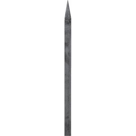 Barreau Appointé - Hauteur 2000mm Carré de 16mm - Fer forgé - À souder - DECO FER FORGE
