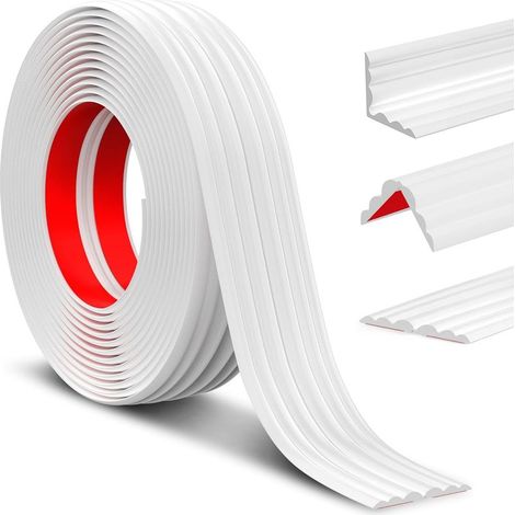Les protections d'angle, bandes décoratives auto-adhésives, conviennent pour protéger les angles intérieurs et extérieurs des murs, etc. (1/5)