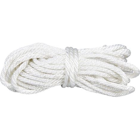 Corde de démarrage en nylon de 10 m de long avec mécanisme de rappel pour tronçonneuses, tondeuses à gazon, débroussailleuses et pièces de moteur (4,5 mm) (1/5)