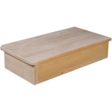 Socle réhausseur en hêtre massif – Design épuré pour escalier – Accessoires d'installation inclus – Compatible avec escaliers standards