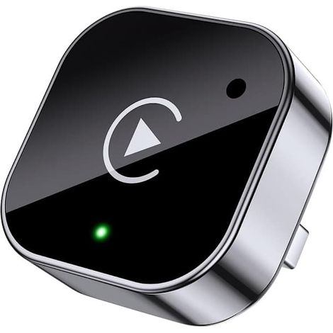 Ecleanfy - Adaptateur CarPlay sans fil 2-en-1 pour Android Auto, mini-boîtier intelligent avec dongle USB, Plug and Play, connexion rapide WiFi pour voitures Android (Type 1) 0 0 (1/5)