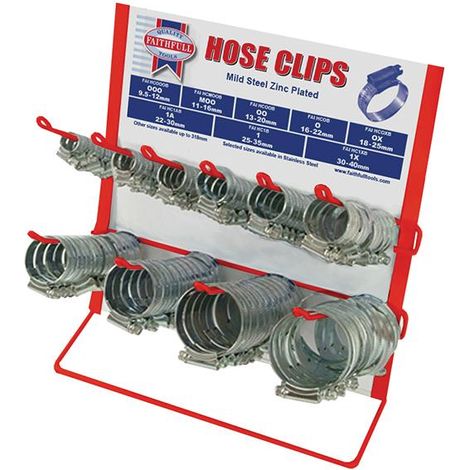Faithfull Hoseclip Display C/W Stock 100Pc FAIHCDISP (1/3)