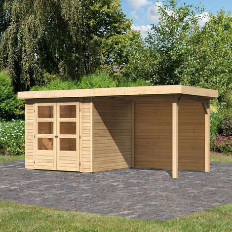 SH Askola 2 natur 213x217x211 mit AD 2,40m + Rückwand