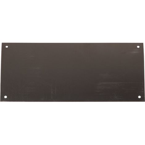 Duval – Plaque de propreté inox satiné – Rectangulaire 300 x 150 mm – Percée pour fixation à visser – Panneau décoratif mural
