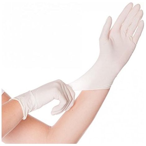 FRANZ GANTS LATEX POUDRÉS BLEU DE L'HOMME - SKIN - 100 STCK. FRANZ MENSCH 2655
