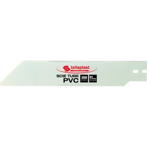Taliaplast – Lame de scie PVC 300 mm – Denture inversée pour coupes droites – Traitement anti-rouille – Poignée large pour gants (1/2)