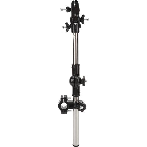 Support d'ombrelle pliable universel en acier inoxydable pour vélo, poussette et fauteuil roulant (1/5)