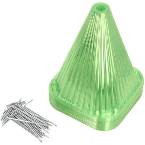 QORVA-Lot de 30 Clochettes en Plastique Réutilisables – Protections en Cloche pour Plantes contre Animaux de Jardin, Escargots, Oiseaux et Poulets,de