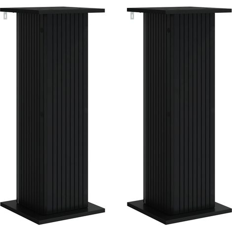 Maison Exclusive - Supporto per piante 2 pcs Nero 30,5 x 30 x 80,5 cm