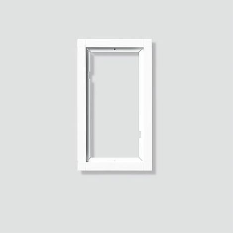SIEDLE FRAME COMBINAZIONE 2 MODULI, KR 611-2/1-0, ARGENTO M TALLIS , 2543366