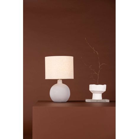 Torcello éclairage lampe de table 32x32x51cm gris.
