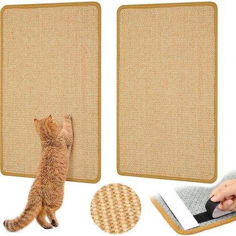 Stück Sisal-Wandkratzbaum für Katzen mit Klettverschluss, Bett- und Sofaschutz 3040 cm (Gelb) (1/4)